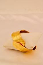 Load image into Gallery viewer, Golden Dotted Overlap Wide Cuff
