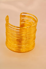 Load image into Gallery viewer, Golden Thread Wide Cuff
