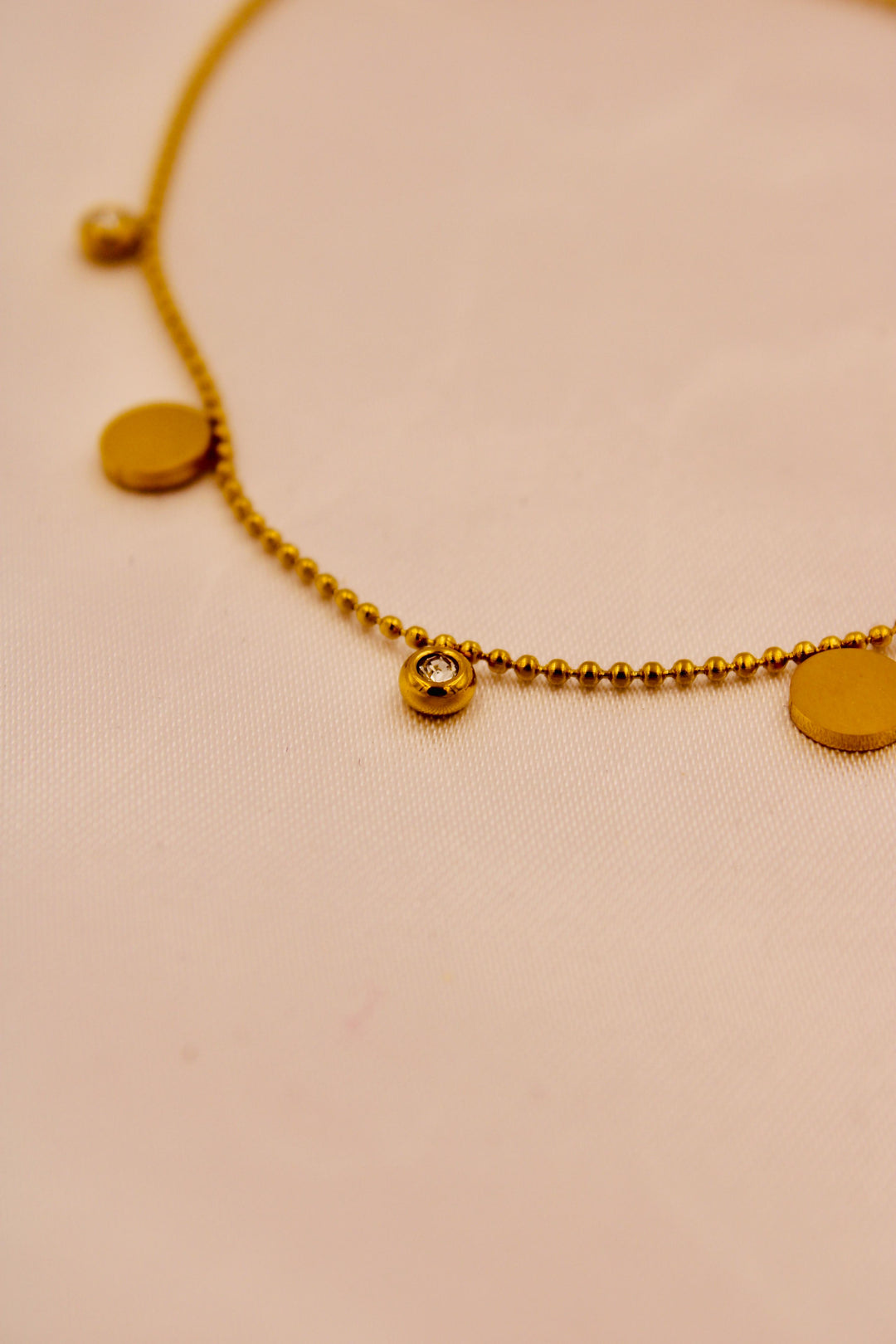 Gold Daisy Chain Anklet