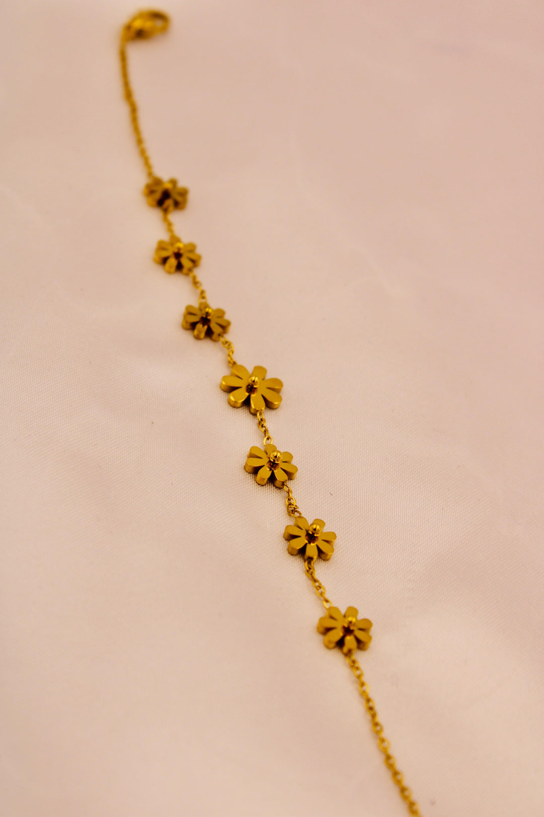 Floral Chain Anklet