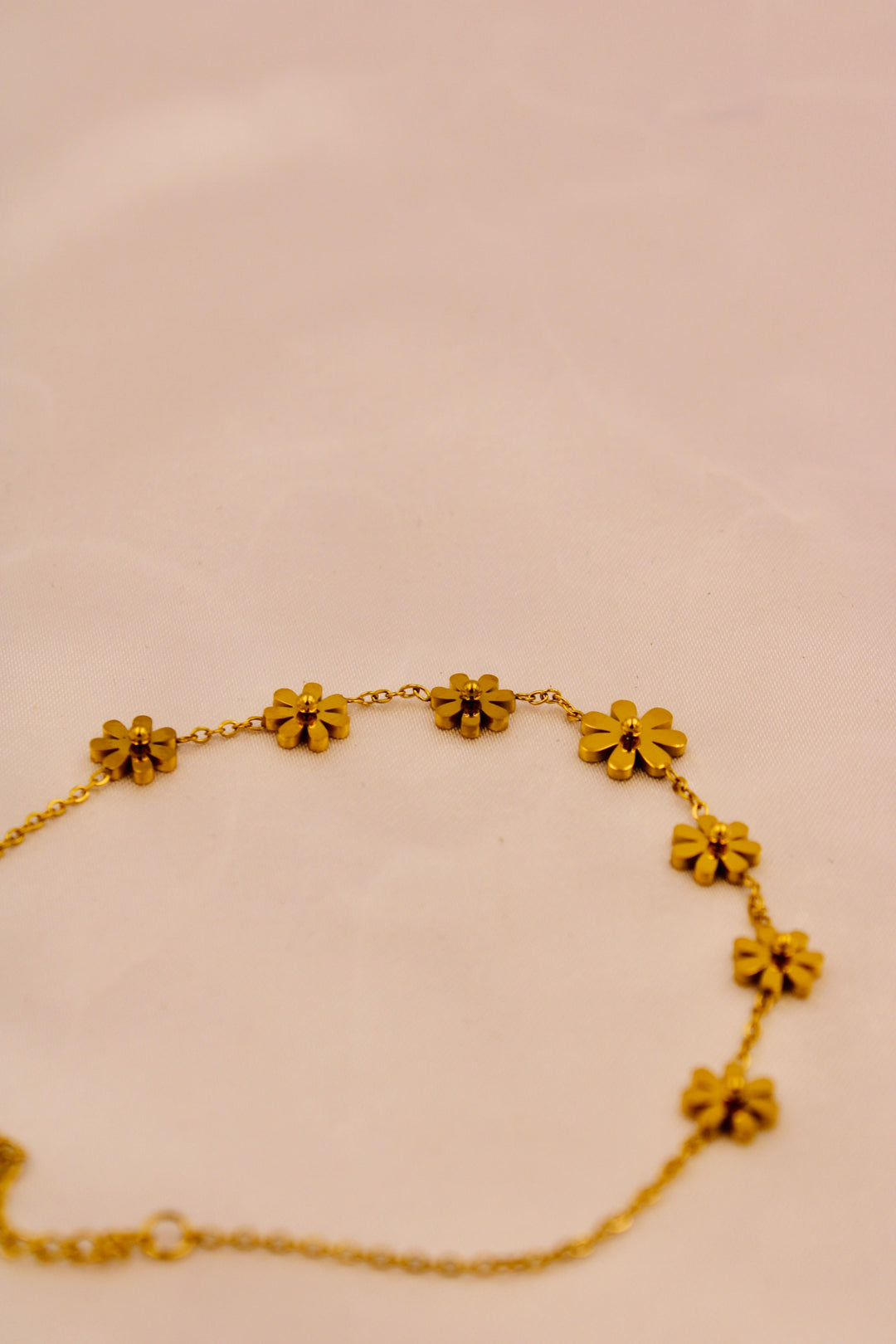 Floral Chain Anklet