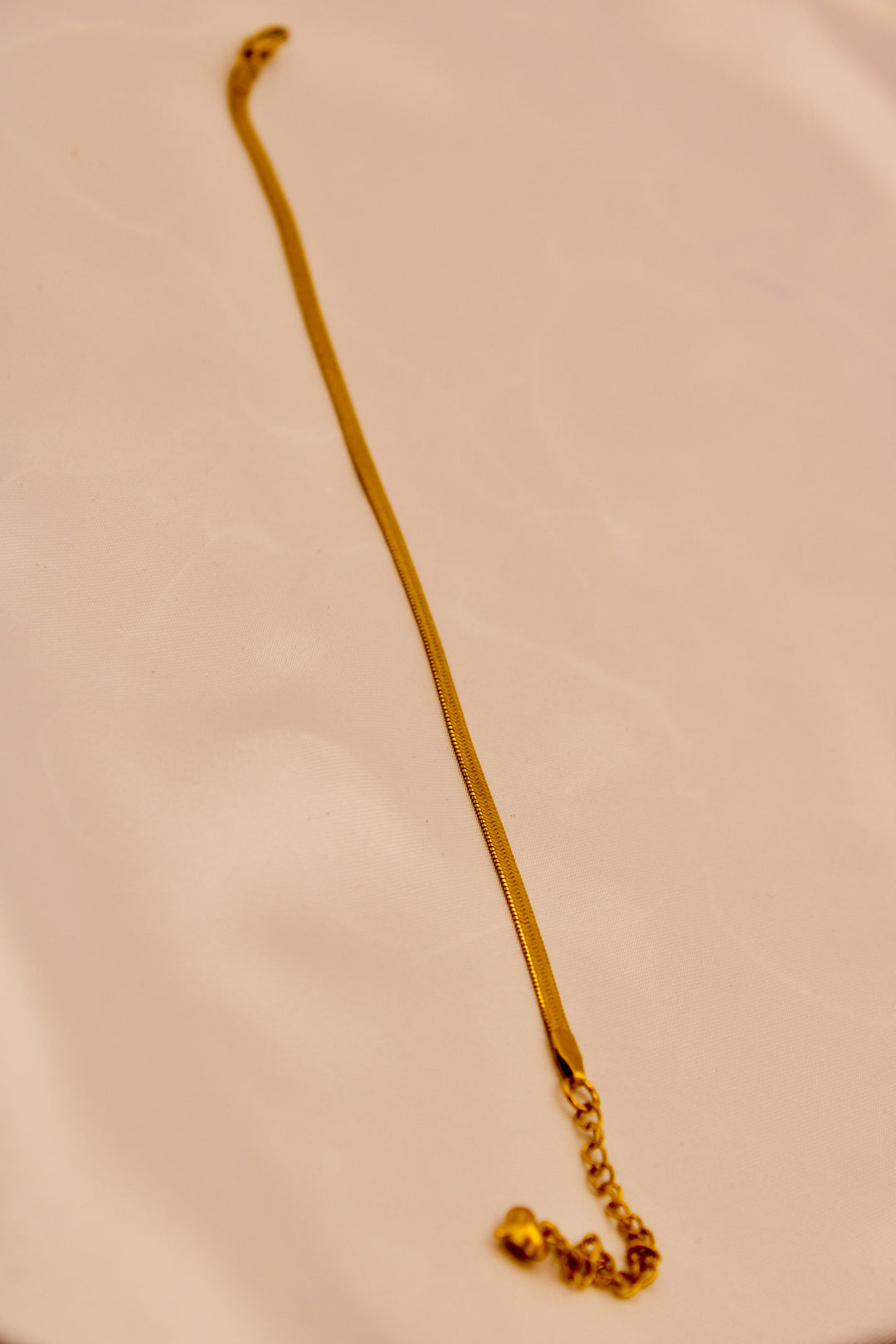 Snake chain anklet