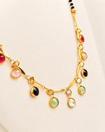 Load image into Gallery viewer, Rainbow Gemstone Drop Mangalsutra
