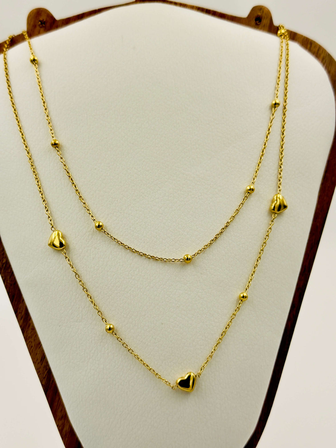 Mini Heart Chain Necklace