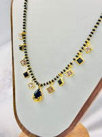 Load image into Gallery viewer, Ruvique Black Charm Mangalsutra
