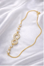 Load image into Gallery viewer, Infinity AD Sparkle Adjustable Bracelet
