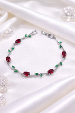 Load image into Gallery viewer, Scarlet Vine Tulip Bracelet

