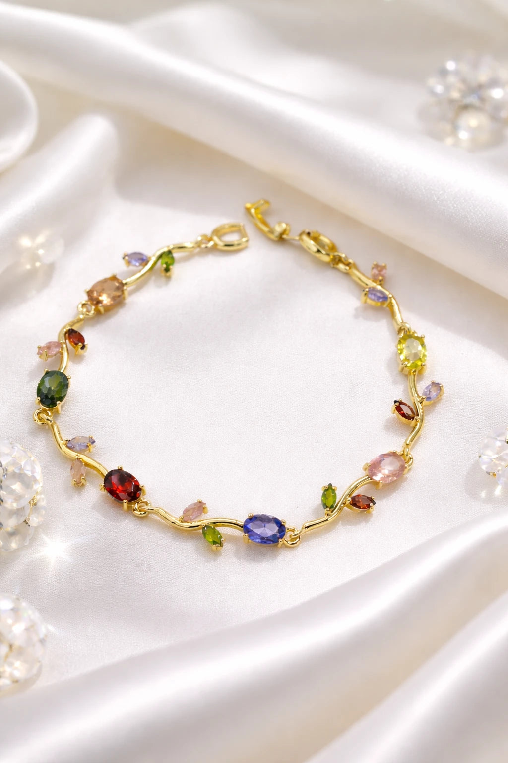 Pastel Multicolor Tulip Bracelet