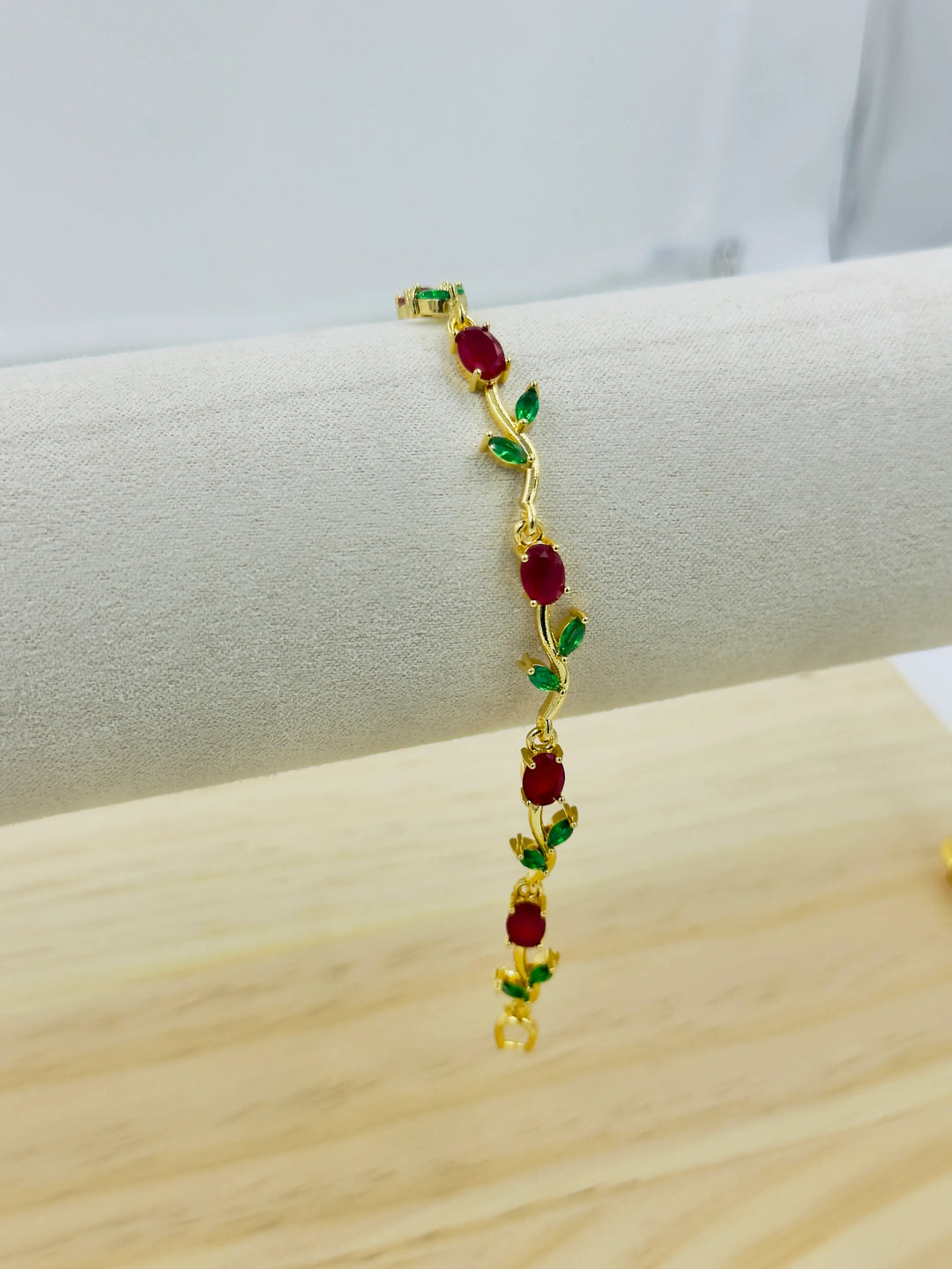 Ruby Bloom Tulip Bracelet