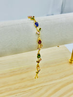 Load image into Gallery viewer, Pastel Multicolor Tulip Bracelet

