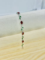 Load image into Gallery viewer, Scarlet Vine Tulip Bracelet
