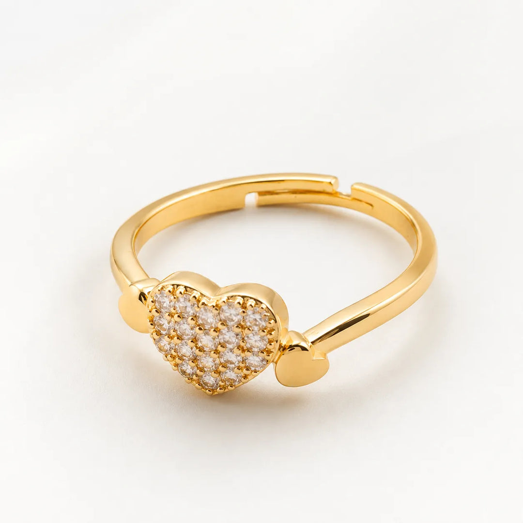 Beloved Crystal Heart Ring
