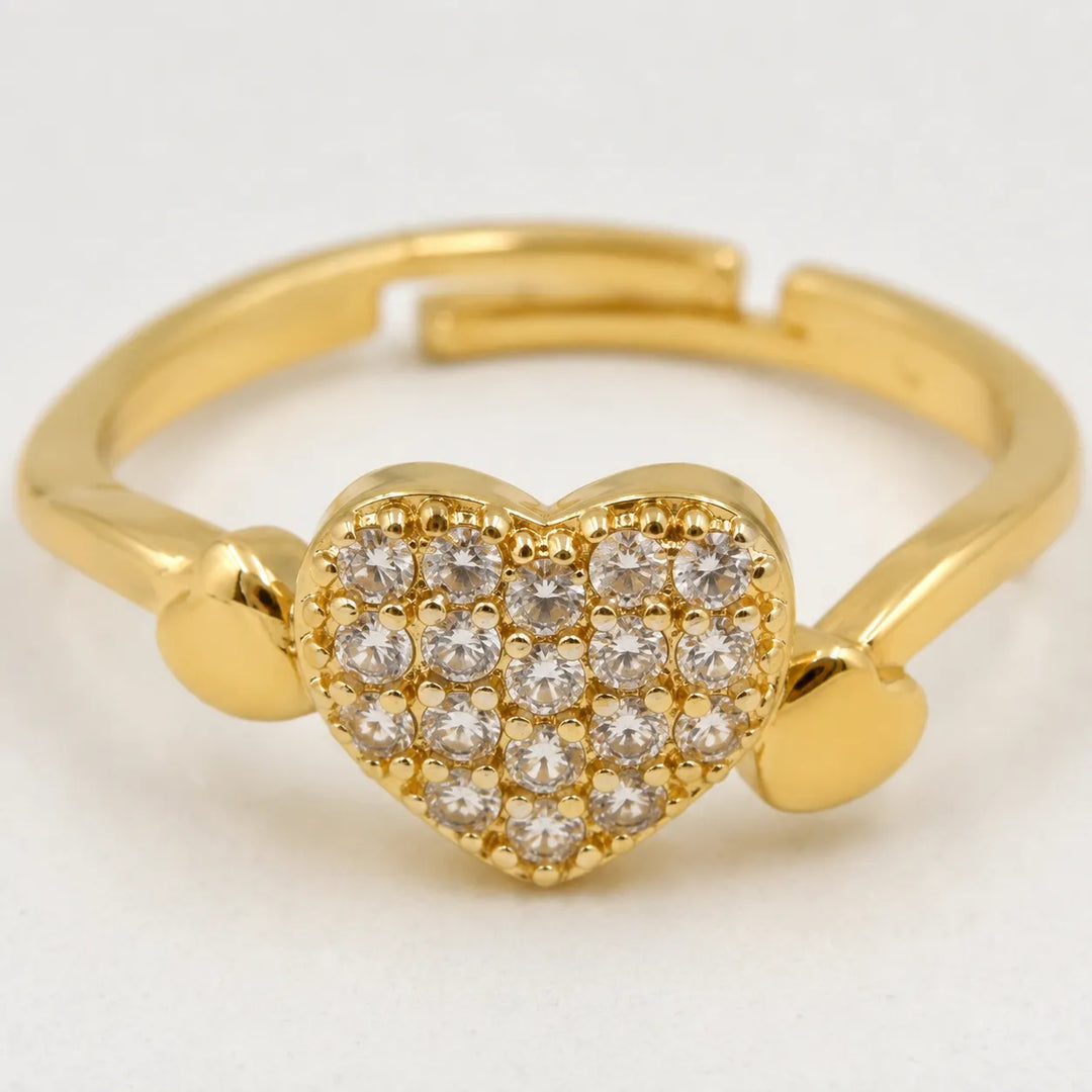 Beloved Crystal Heart Ring