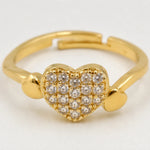Load image into Gallery viewer, Beloved Crystal Heart Ring
