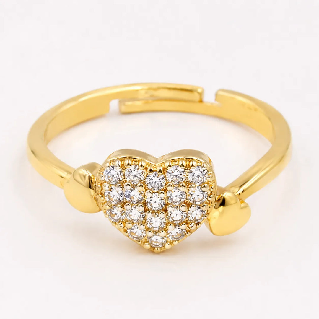 Beloved Crystal Heart Ring