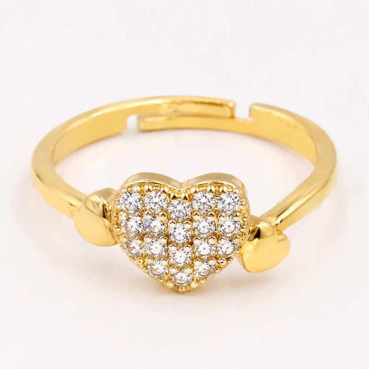 Beloved crystal heart ring