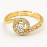 Load image into Gallery viewer, Solitaire Comet Ring
