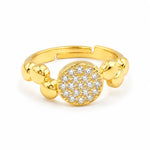 Load image into Gallery viewer, Golden Moon Pavé Ring
