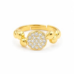 Load image into Gallery viewer, Golden Moon Pavé Ring

