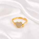 Load image into Gallery viewer, Beloved Crystal Heart Ring
