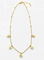 Load image into Gallery viewer, Daisy Charm Station Necklace
