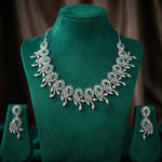 Load image into Gallery viewer, Ruvique Emerald Sunburst AD CZ Statement Necklace Set
