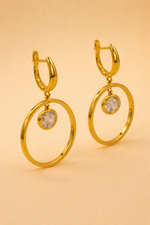 Load image into Gallery viewer, Ruvique Celeste Halo Earrings
