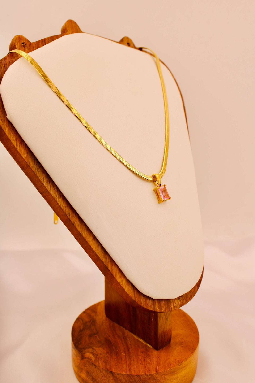 Pink Glow Pendant Necklace