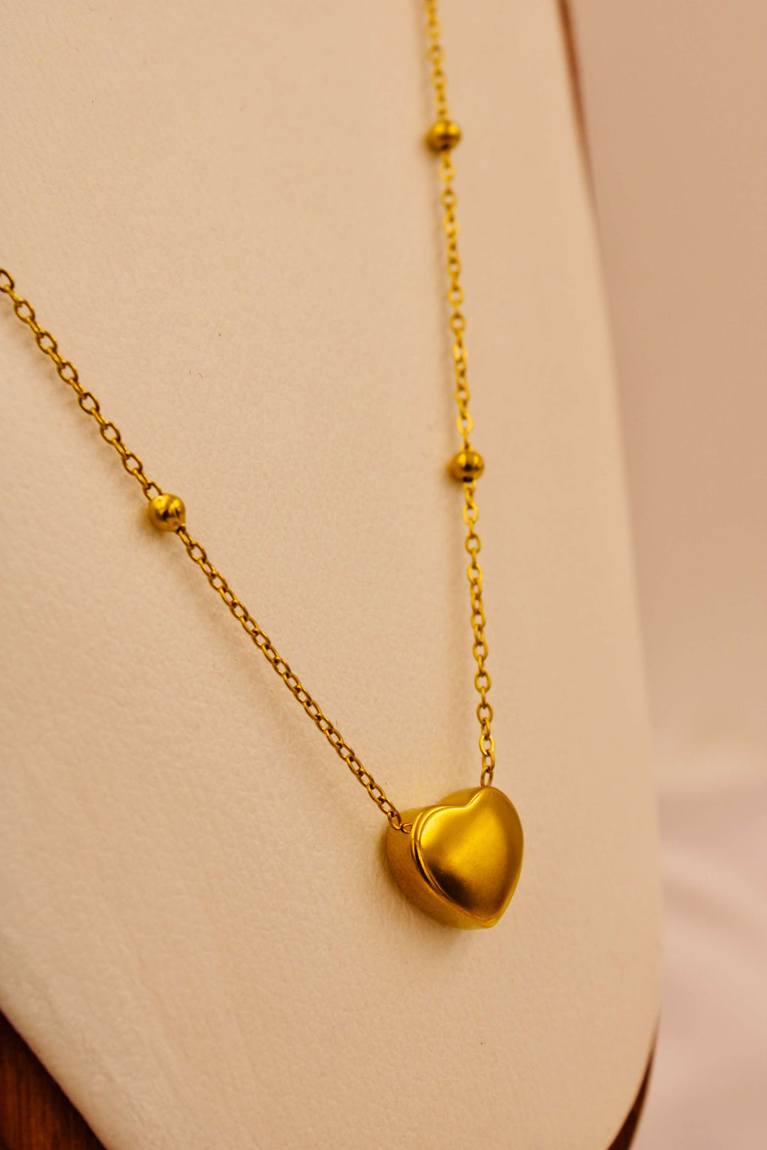 Bold Heart Charm Necklace