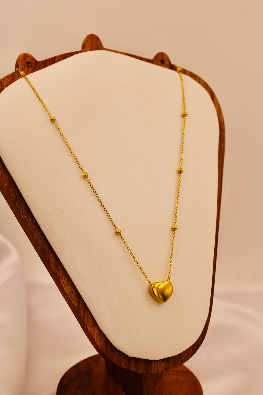 Bold Heart Charm Necklace