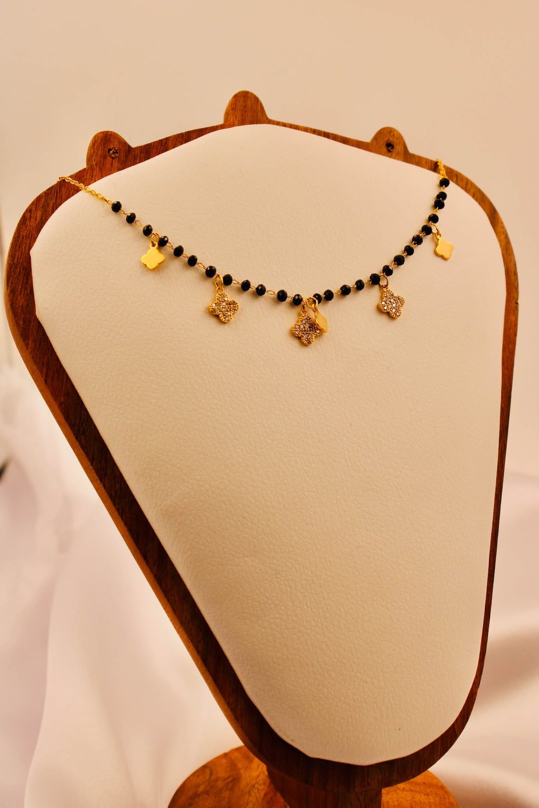 Golden Floral Luxe Charm Mangalsutra Choker