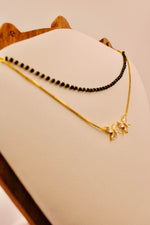 Load image into Gallery viewer, Twin Butterfly Charm Mangalsutra Choker
