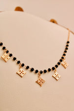 Load image into Gallery viewer, Rose Gold Classic Diamond Drops Mangalsutra Choker

