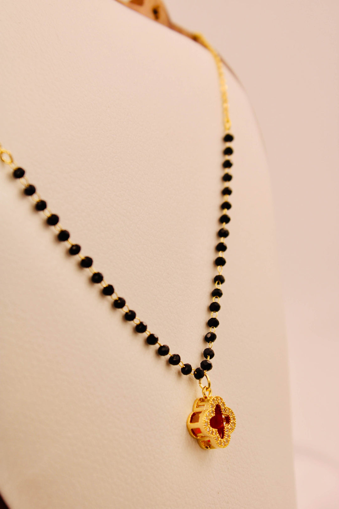 Ruby Clover Mangalsutra Choker