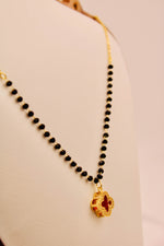 Load image into Gallery viewer, Ruby Clover Mangalsutra Choker
