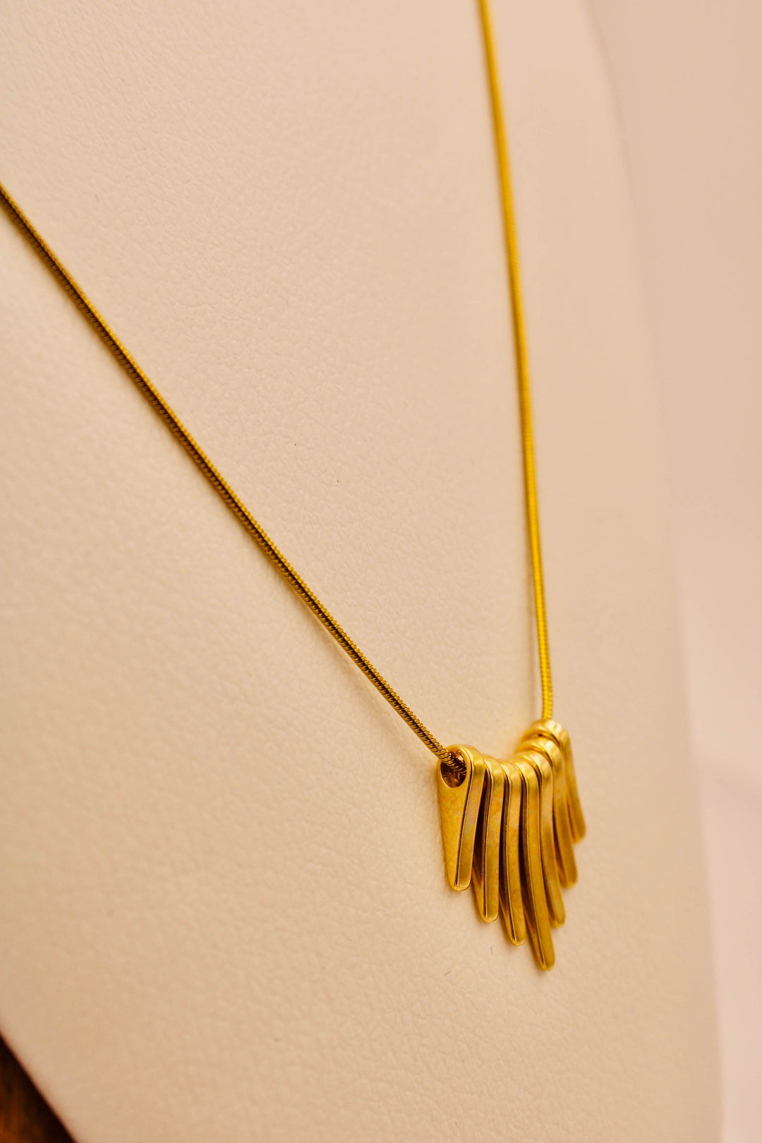 Celeste Spike Drop Necklace