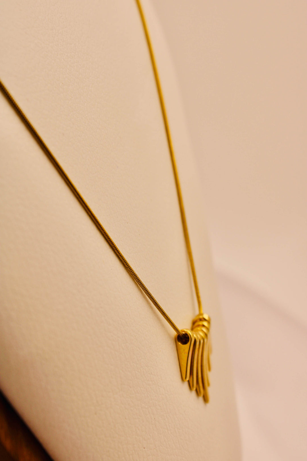 Celeste Spike Drop Necklace