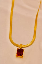 Load image into Gallery viewer, Hot Red Pendant Necklace
