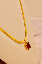 Load image into Gallery viewer, Hot Red Pendant Necklace
