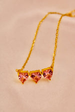 Load image into Gallery viewer, Triple Heart Necklace
