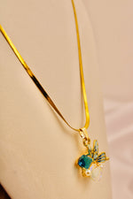 Load image into Gallery viewer, Rosa Blue Butterfly Pendant Necklace
