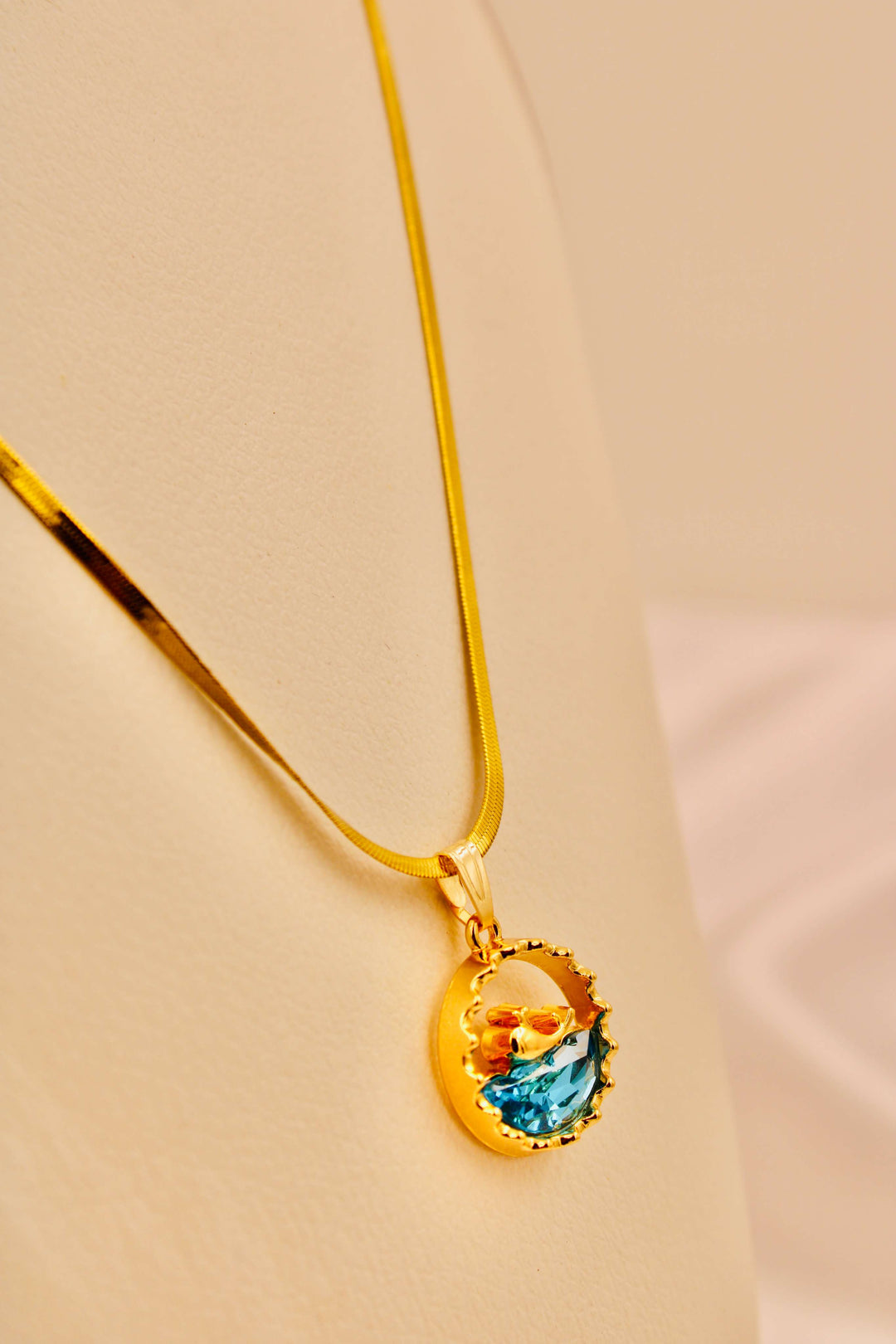 Celeste Dolphin Crystal Necklace