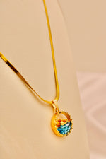 Load image into Gallery viewer, Celeste Dolphin Crystal Necklace
