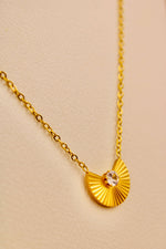 Load image into Gallery viewer, Celeste Shell Pendant Necklace

