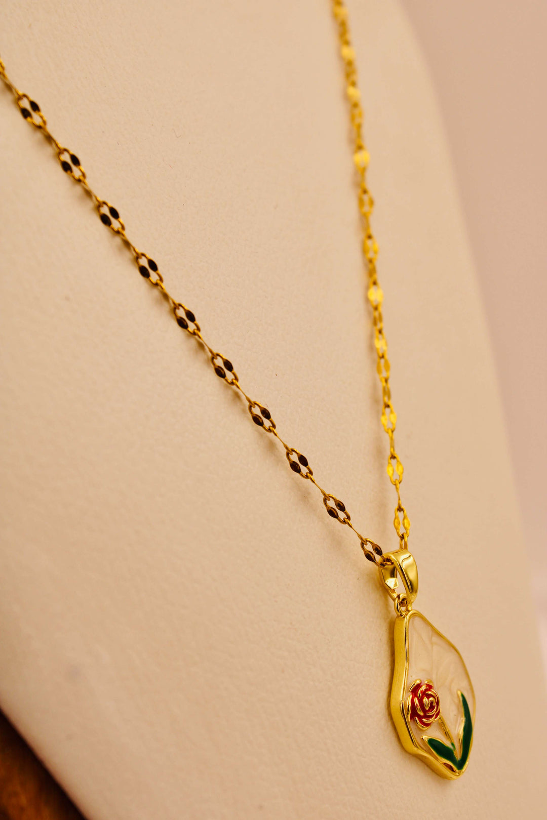 Eternal Rose Pendant Necklace