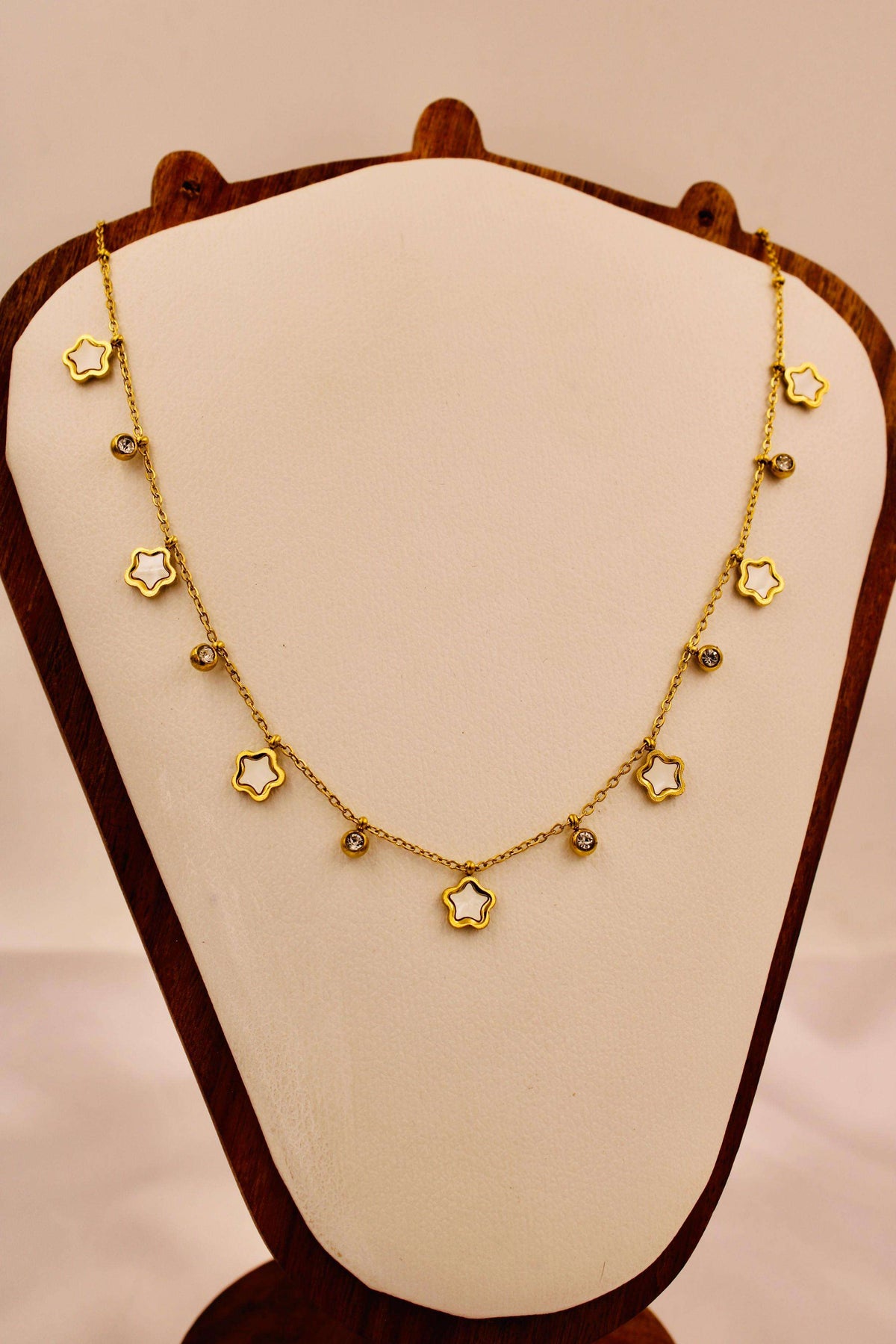 Wishing star charm necklace
