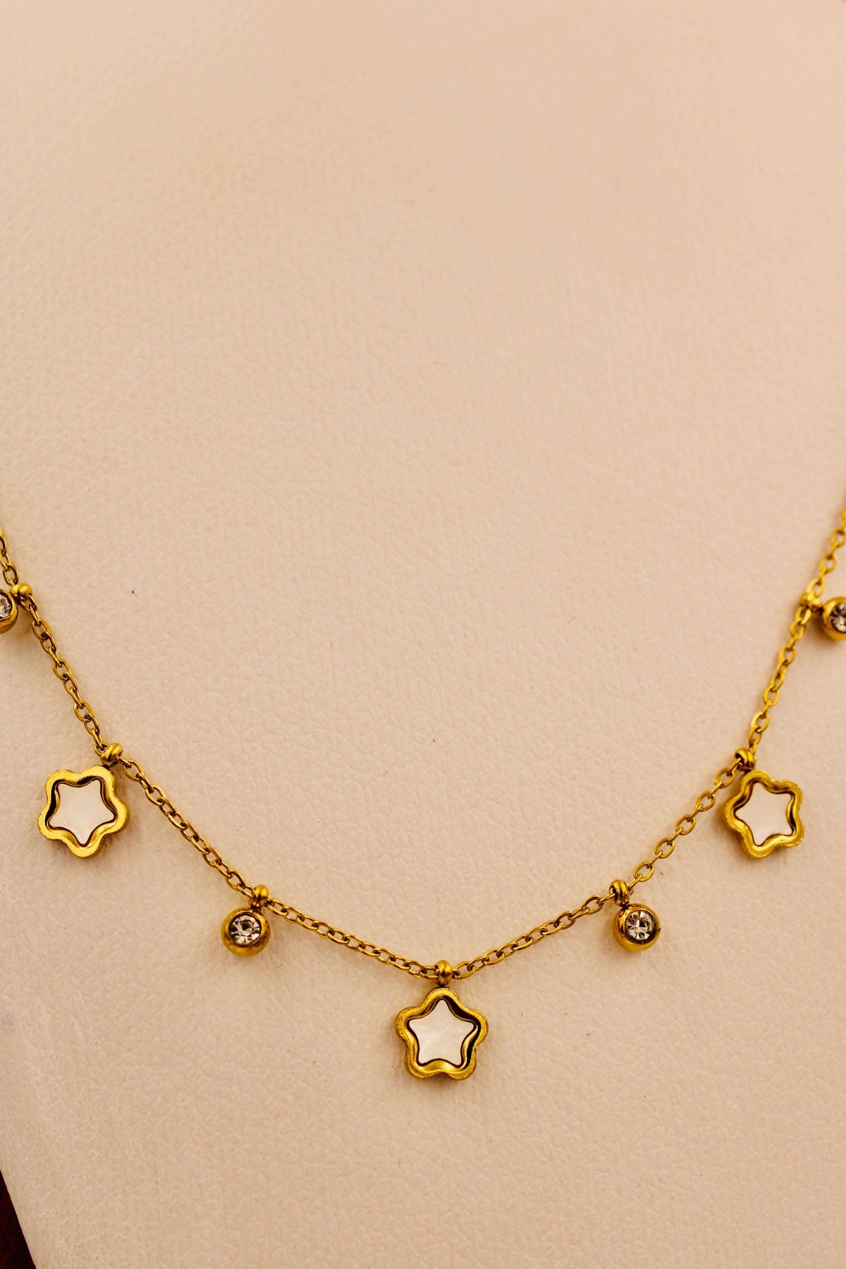 Wishing star charm necklace