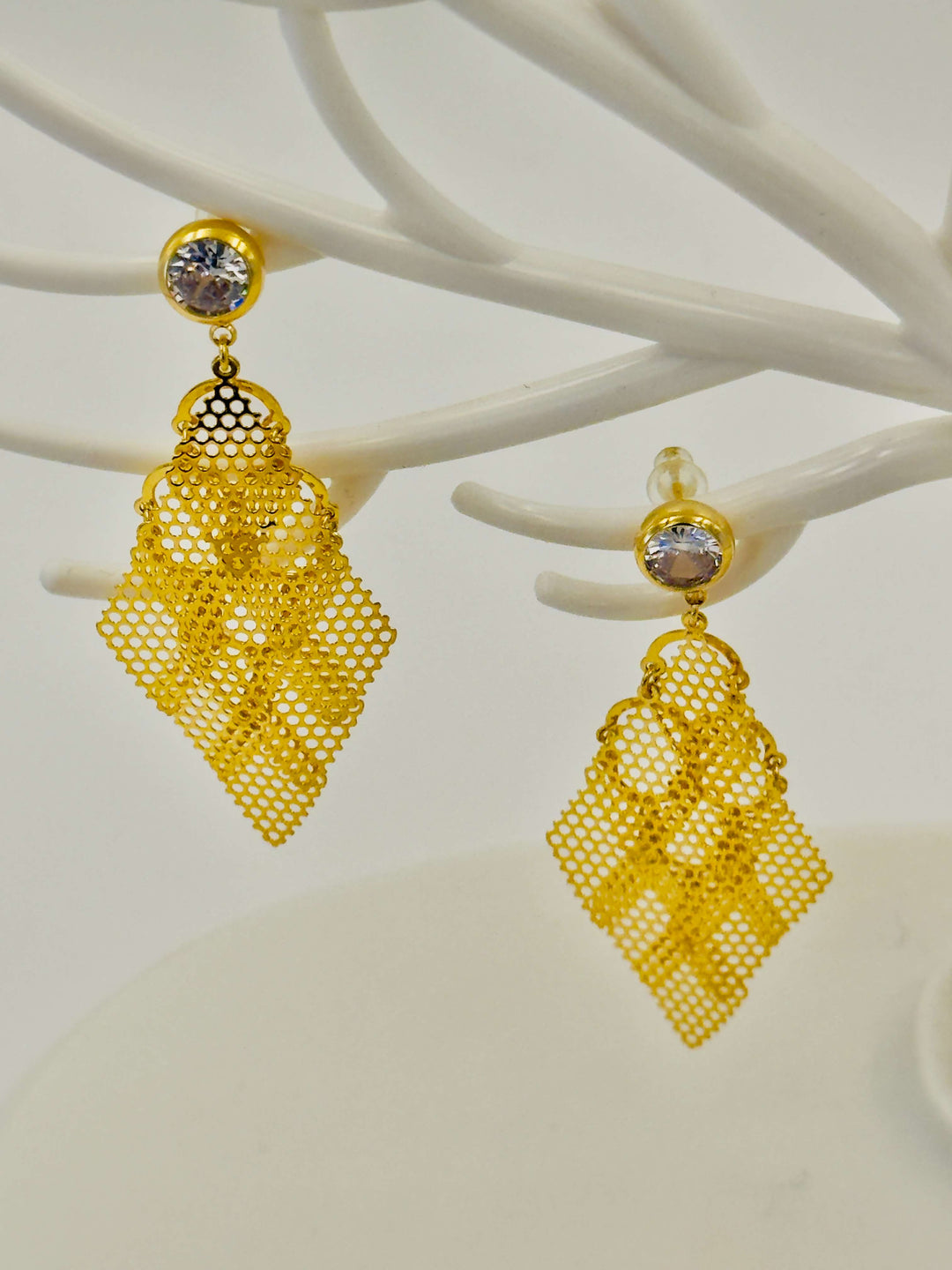 Luxe Petal Mesh Drops