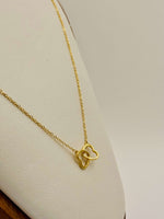 Load image into Gallery viewer, Twin Heart Pendant Necklace
