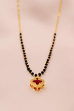 Load image into Gallery viewer, Ruby Clover Mangalsutra Choker
